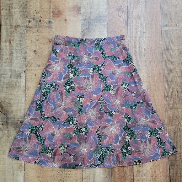 Vintage Floral Top and Skirt Two-Piece Set - Picture 10 of 16